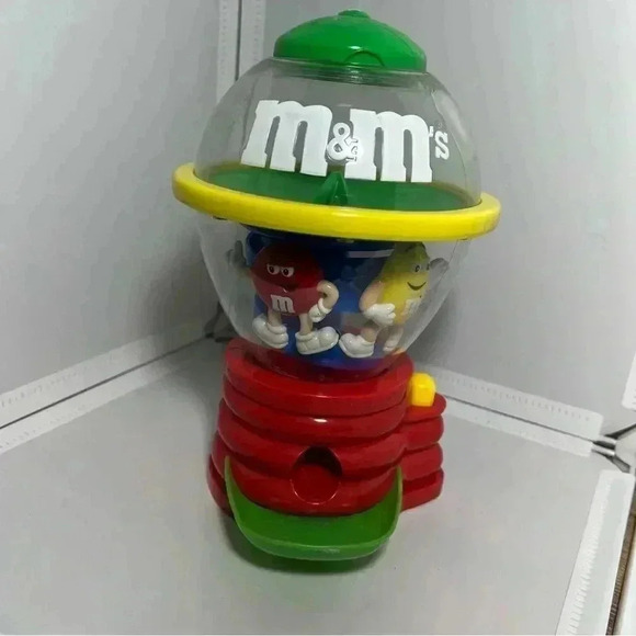 M&M's Other - 1991 Vintage M&M's Candy Dispenser Gumball Machine Style 9"